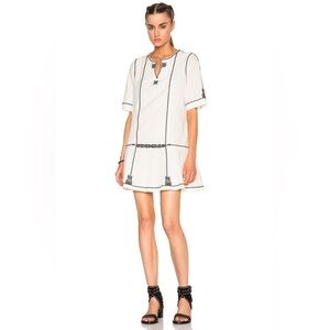 ISABEL MARANT ETOILE Relly Ellie Items Dress in Ecru Size: 34